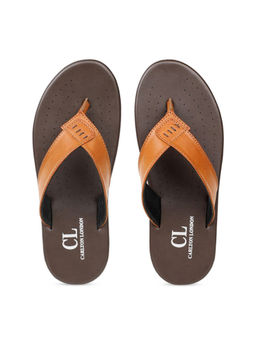 Carlton London - Solid Tan Sandals